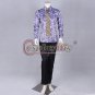 Cosplaydiy Men's Costume Batman Dark Knight Joker Hexagon Cosplay For Party