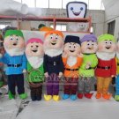 CosplayDiy Unisex Mascot Costume Snow White Seven Dwarf Mascot Cartoon Cosplay For Christmas Party