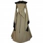 CosplayDiy Women's Sophia Olive Green-Black Medieval Renaissance Victorian Dress cosplay