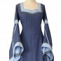 CosplayDiy Women's Deluxe Blue Medieval and Renaissance Costume Dress