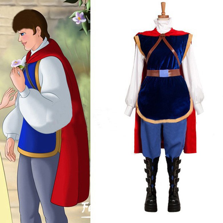 CosplayDiy Men's Outfit Snow White Prince Men's Costume Outfit Fo...