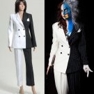 Cosplaydiy Women's Clothing  Batman Lady Two-Face Movie Cosplay Costume