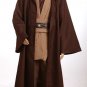 Cosplaydiy Men's Outfit Star Wars Movie Obi-Wan Kenobi Jedi Tunic Costume Cosplay For Party