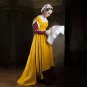 CosplayDiy Women's Yellow Vintage Medieval Clothing Traditional Central Europe Southern Belle Dress