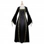 CosplayDiy Women's Black Medieval Renaissance Fancy Victorian Dress Cosplay