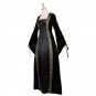 CosplayDiy Women's Black Medieval Renaissance Fancy Victorian Dress Cosplay