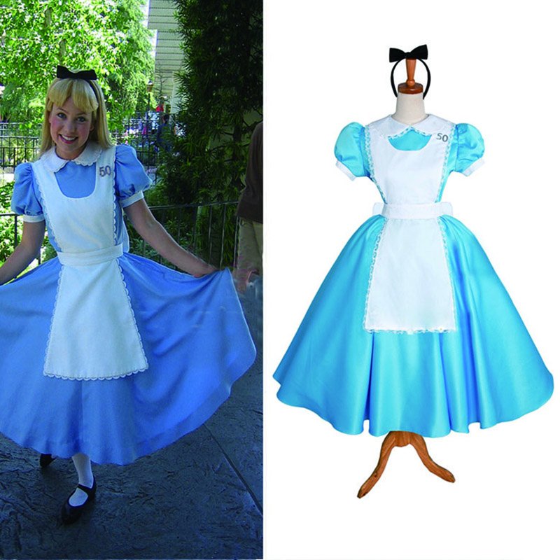 CosplayDiy Women's Dress Alice's Adventures in Wonderland Alice Maid ...