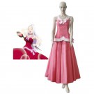 CosplayDiy Women's Dress Pink Dress Fairy Tail Mirajane Strauss Cosplay Costume