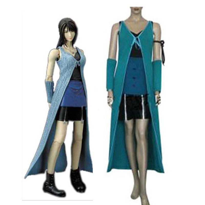 Custom Made Final Fantasy VIII Rinoa Heartilly Cosplay Costume