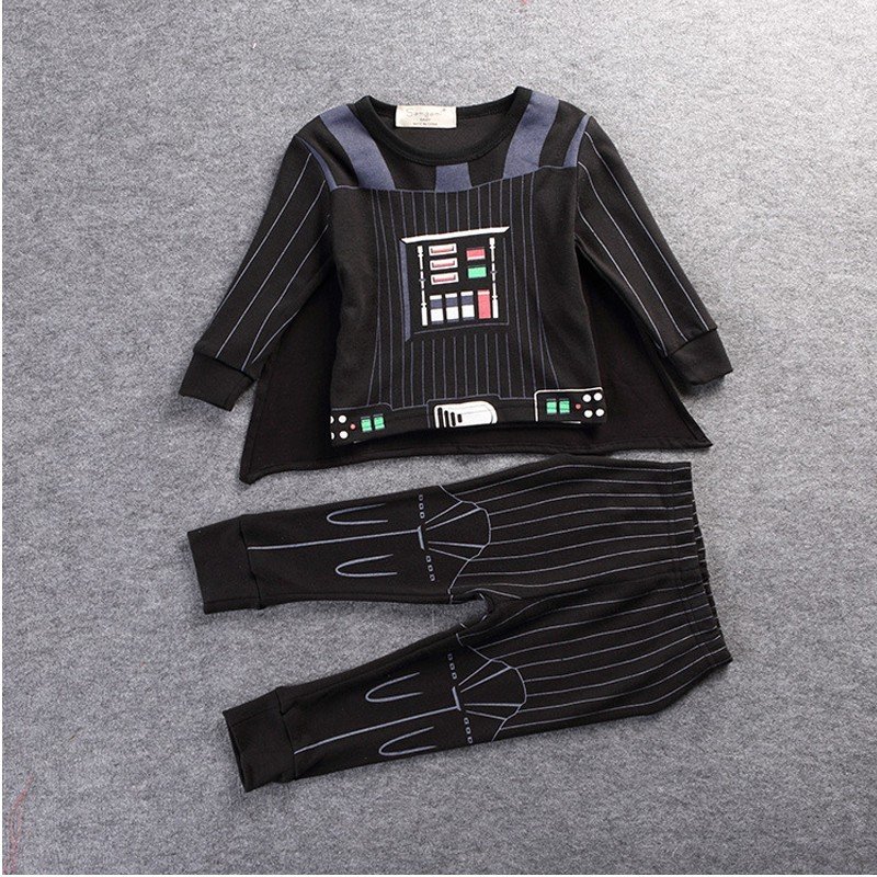 Kid's Costume Cool Star Wars Darth Vader Sleepwear Pajamas Cosplay
