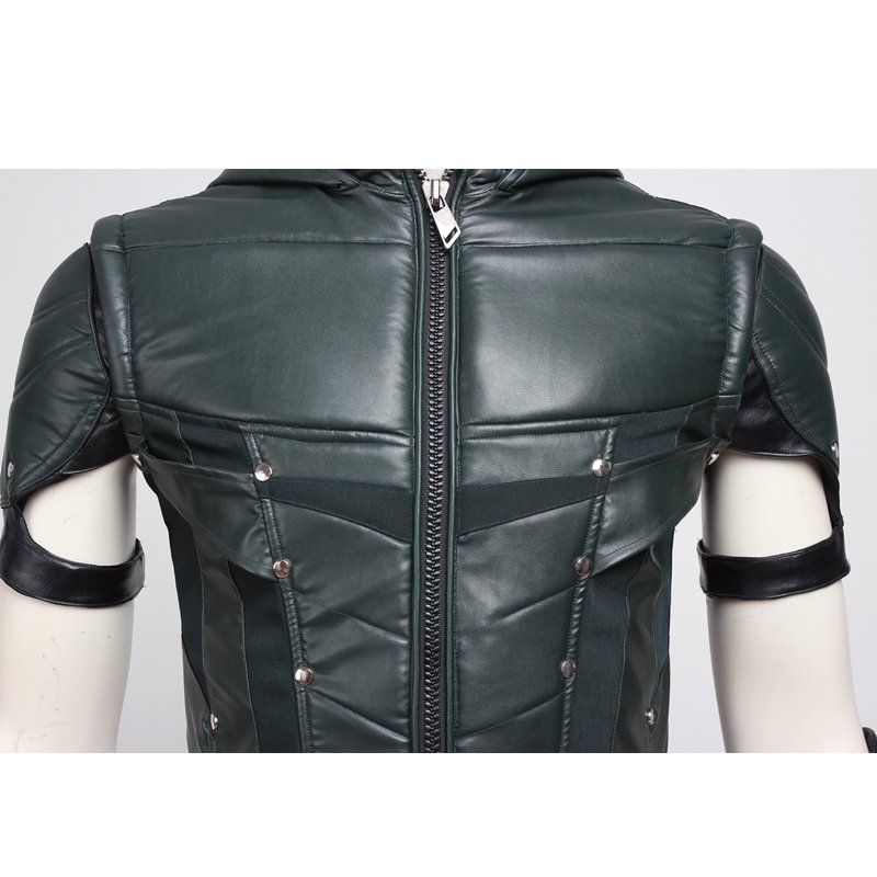 Cosplaydiy Men's Costume Arrow Oliver Queen Outfit Cosplay Costume For ...