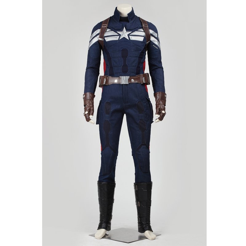 Cosplaydiy Men's Outfit Captain America Costume Cosplay For Party