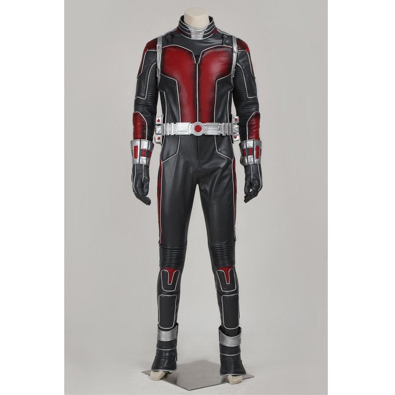 Cosplaydiy Men's Outfit Comics Ant-Man Costume Cosplay For Halloween Party