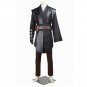 Cosplaydiy Men's Outfit Star Wars Anakin Skywalker Costume Brown Tunic Robe Cloak Cosplay