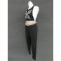 CosplayDiy Men's Outfit Bleach Yoruichi ShihÅin hornet's crest Fighting Uniform Cosplay Costume