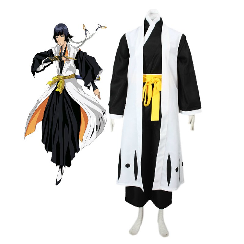 CosplayDiy Men's Bleach Gotei Thirteen Soi Fon Captain of the 2nd ...