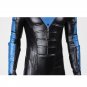 Cosplaydiy Men's Outfit Batman Arkham City Nightwing Costume Cosplay For Carnival Party