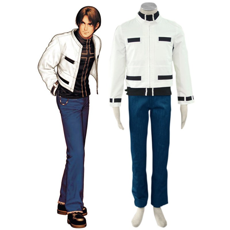Custom Made King of Fighters 99 Kyo Kusanagi Fighting Cosplay Costume