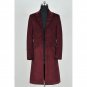 CosplayDiy Men's Outfit Doctor Who 4th Fourth Dr Halloween Trench Coat Cosplay Costume