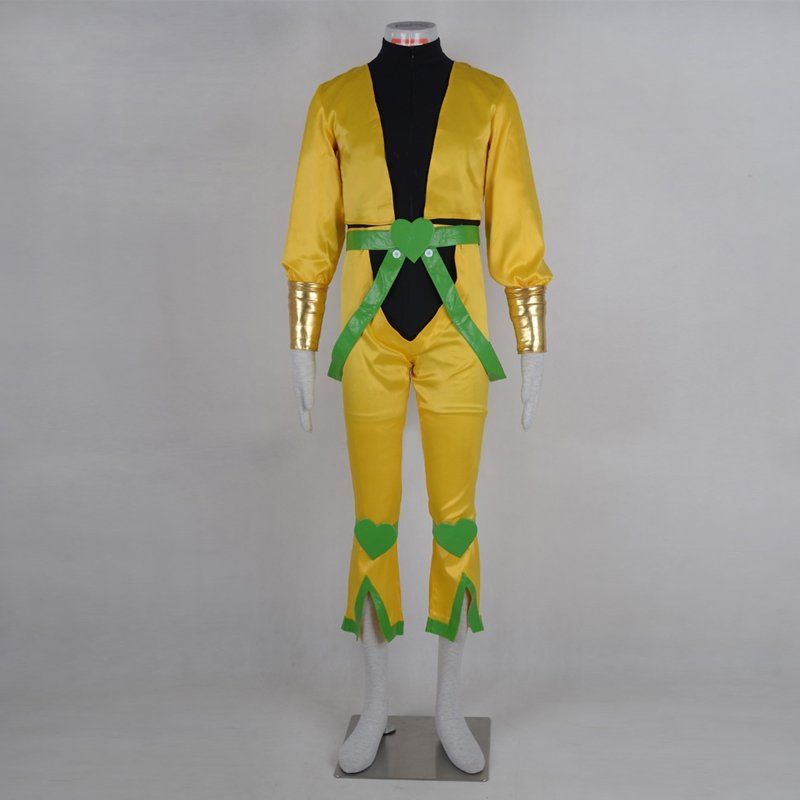 JoJo's Bizarre Adventure Dio Yellow Outfit Costume Cosplay for