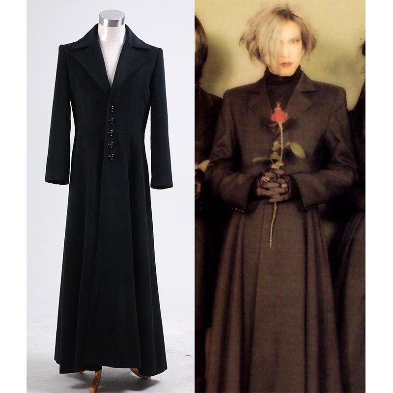 Cosplaydiy Women S Costume Malice Mizer Beast Of Blood Long Wool Cosplay