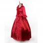 CosplayDiy Women's Red Victorian Medieval Gothic Dress Costume For Halloween Party
