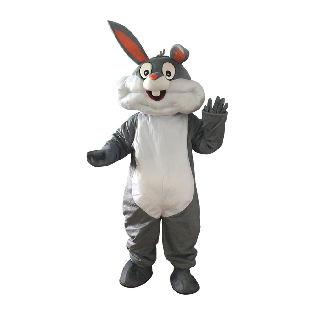 CosplayDiy Unisex Mascot Costume Rabbit Bunny Mascot Costume Cosplay For Halloween&Christmas Party