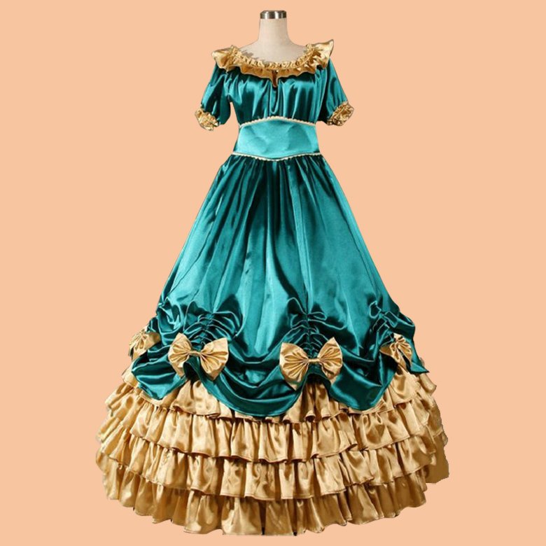 Cosplaydiy Womens Dress Victorian Gothic Civil War Southern Belle Gown Cosplay Costume 2946