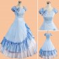 CosplayDiy Women's Dress Light Blue Southern Belle Civil War  Ball Gowns Dress Cosplay