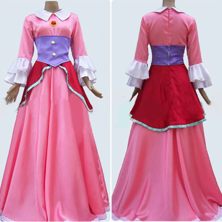 Custom Made The Legend of Zelda Mila Pink Dress Costume Cosplay for Halloween Party