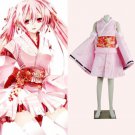 CosplayDiy Women's&Girl's Dress Vocaloid Hatsune Miku Sakura Deluxe kimono Costume Cosplay