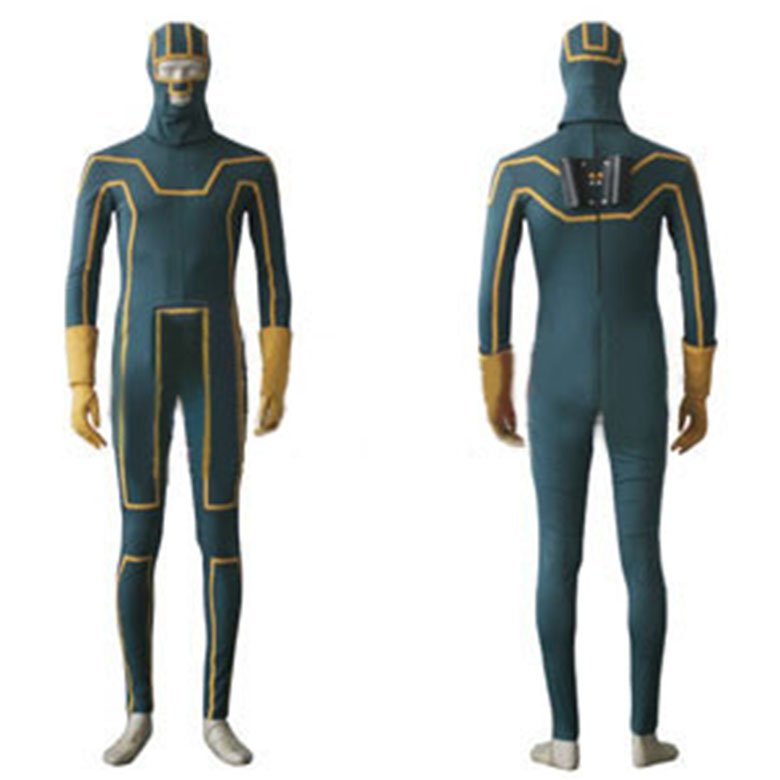 Cosplaydiy Men's Outfit Kick Ass Dave Lizewski Movie Cosplay Costume For Party