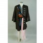 Cospalydiy Men's Costume Jack Sparrow Set for Pirates Of The Caribbean 4 Cosplay