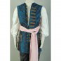 Cospalydiy Men's Costume Jack Sparrow Set for Pirates Of The Caribbean 4 Cosplay