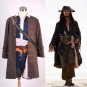 Cosplaydiy Men's Costume Jack Sparrow Cosplay  From Pirates of the Caribbean For Halloween Party