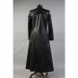 Cosplaydiy Men's Outfit The Matrix Neo Long Black Leather Coat Cosplay Costume For Party