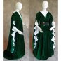 CosplayDiy Women's Green Medieval Gothic Renaissance Ball Gown Dress For Halloween