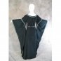 CosplayDiy Women's Black Medieval Bell Sleeve Dress Gown SCA Game of Thrones Cosplay Costume