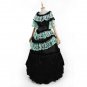 CosplayDiy Women's Black Medieval Royal Renaissance Dress Halloween Cosplay