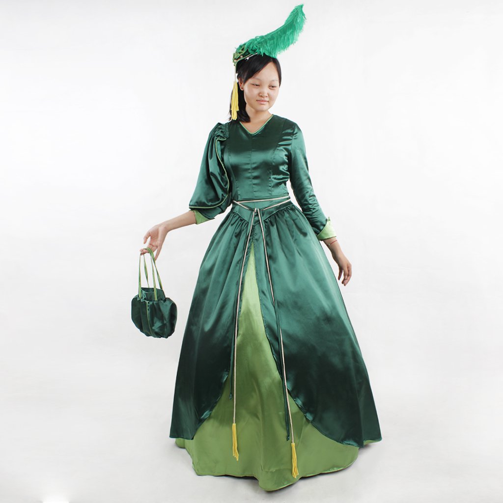 green renaissance costume