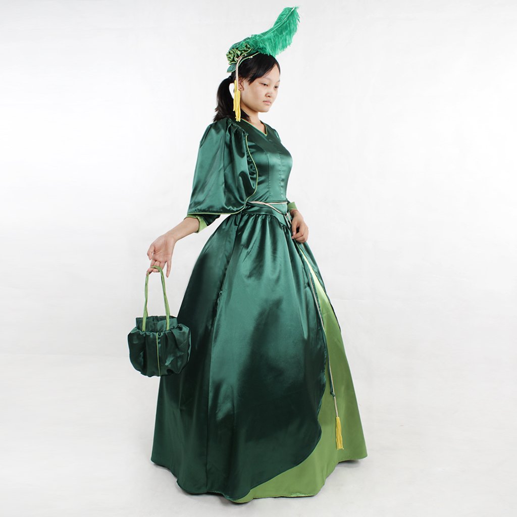 green renaissance costume