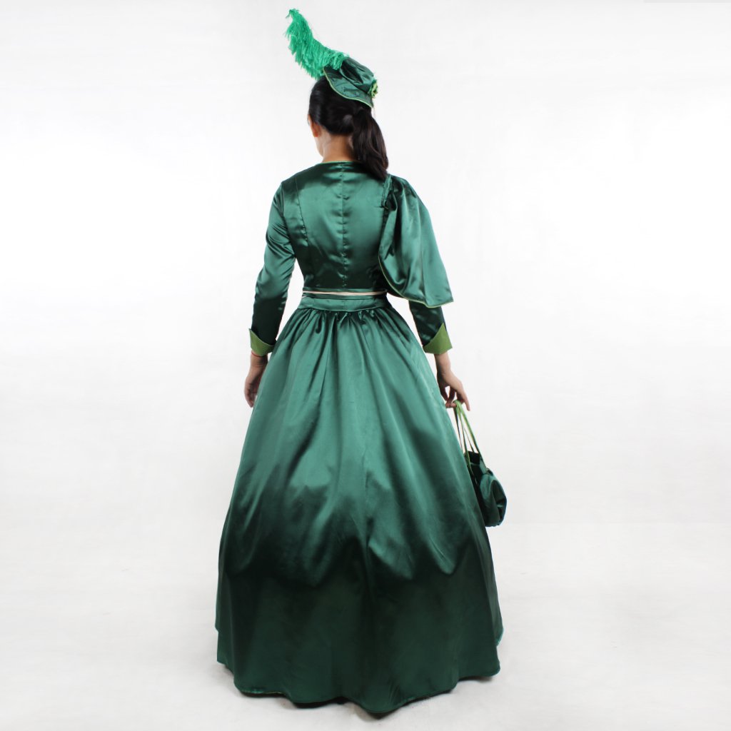 green renaissance costume