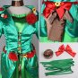Cosplaydiy Women's Medieval Rococo Costume Batman Poison Ivy Steampunk Cosplay For Christmas Party