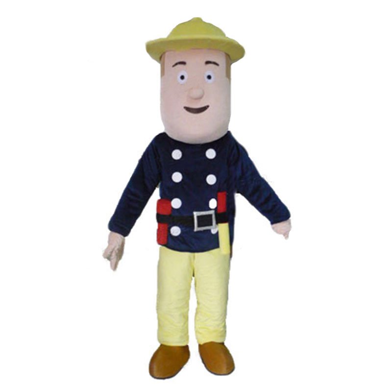 CosplayDiy Unisex Mascot Costume Fireman Sam Costume Cosplay For ...