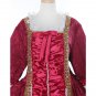 CosplayDiy Women's Red Wedding Dress Medieval Renaissance Costume Cosplay For Halloween Party