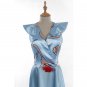 CosplayDiy Women's Game of Thrones Margaery Tyrell Blue Wedding Dress Costume For Halloween Party