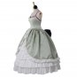 CosplayDiy Women's Green Medieval Gothic Renaissance Ball Gown Dress Costume For Halloween