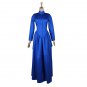 CosplayDiy Women's Blue Elegant Gothic Wedding Dress Medieval Renaissance Halloween Costume Cosplay