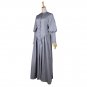 CosplayDiy Women's Grey Wedding Medieval Renaissance Elegant Dress Halloween Costume Cosplay