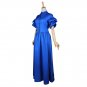 CosplayDiy Women's Blue Medieval Dress Renaissance Victorian Costume For Halloween Party